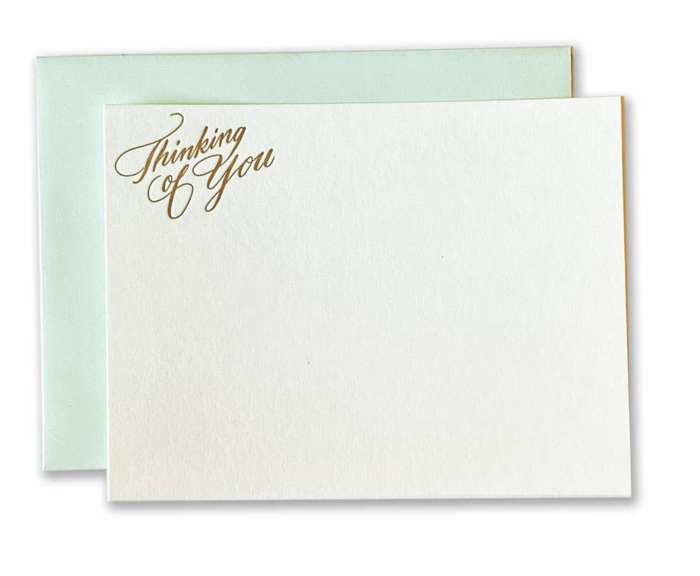 Thinking of You Boxed Set of 6 Letterpress Cards