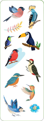Birds sticker sheet set