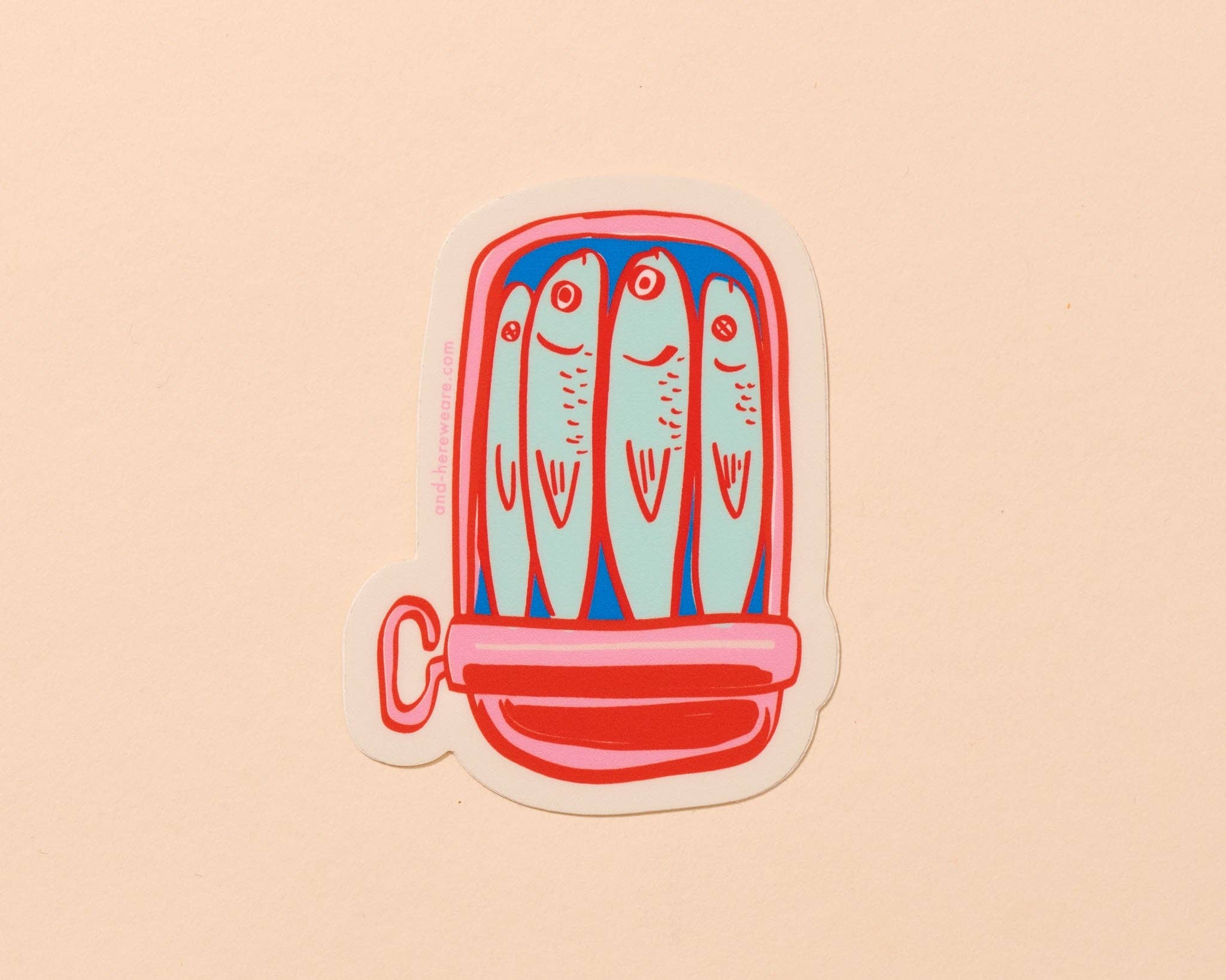 Sardines (Tinned Fish) Vinyl Sticker