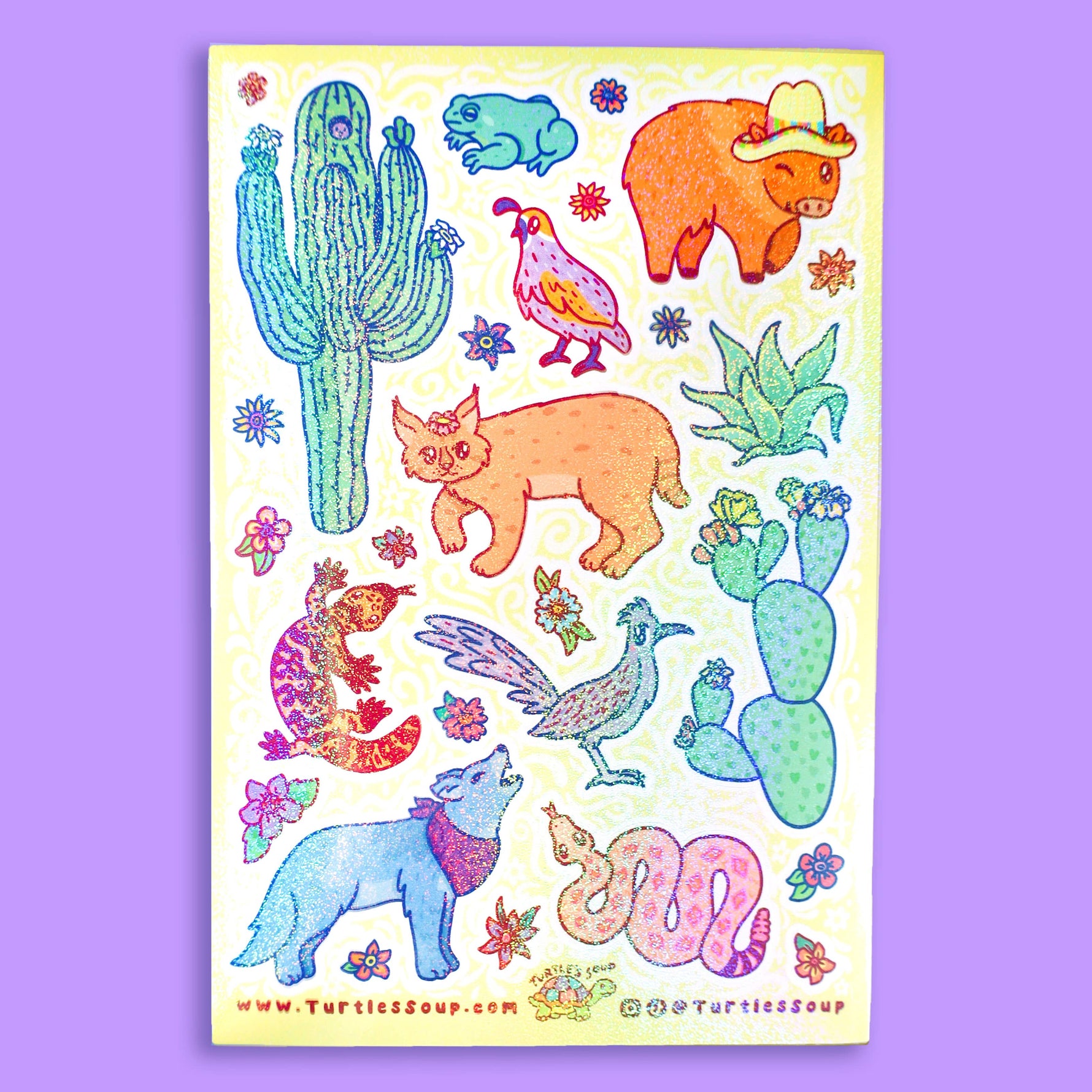 Southwestern Desert Vibes sticker sheet