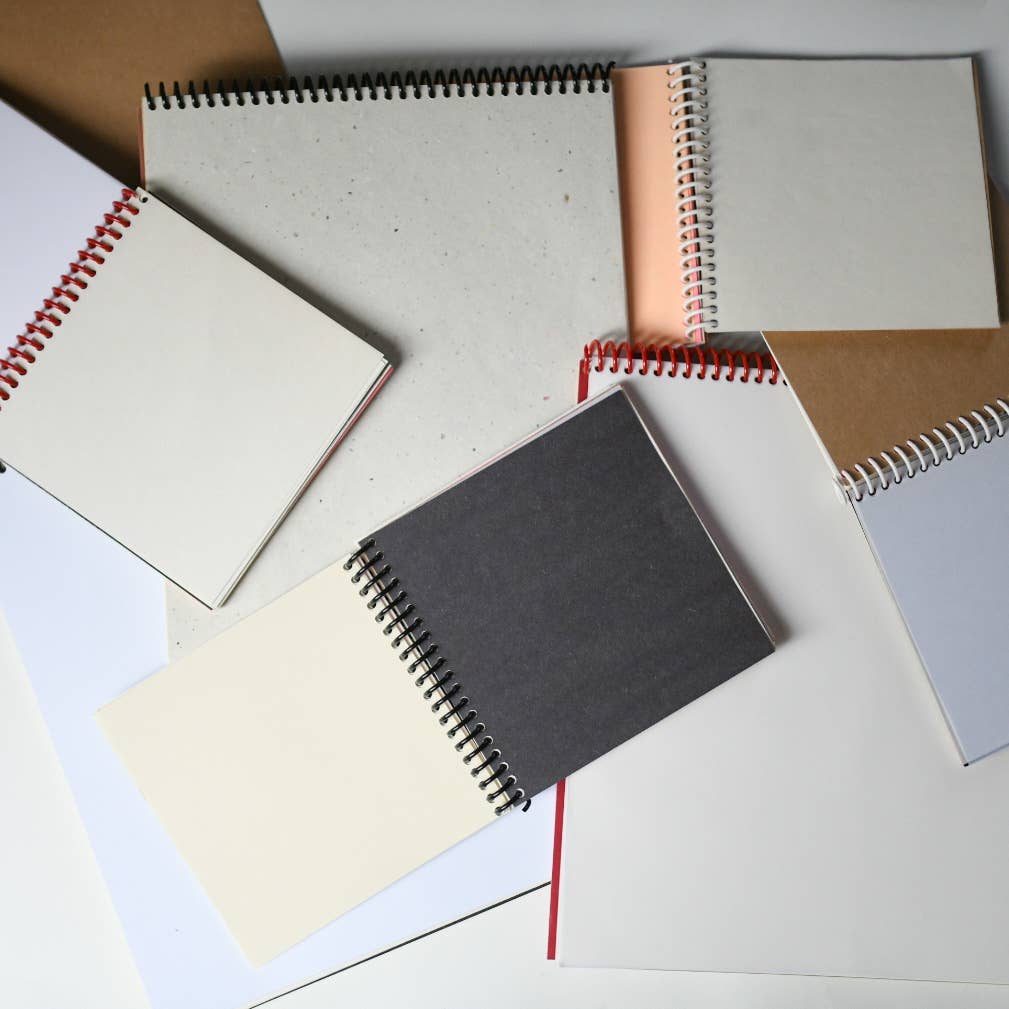 Recycled Paper Sketch Book: Neutral / 6" x 8"