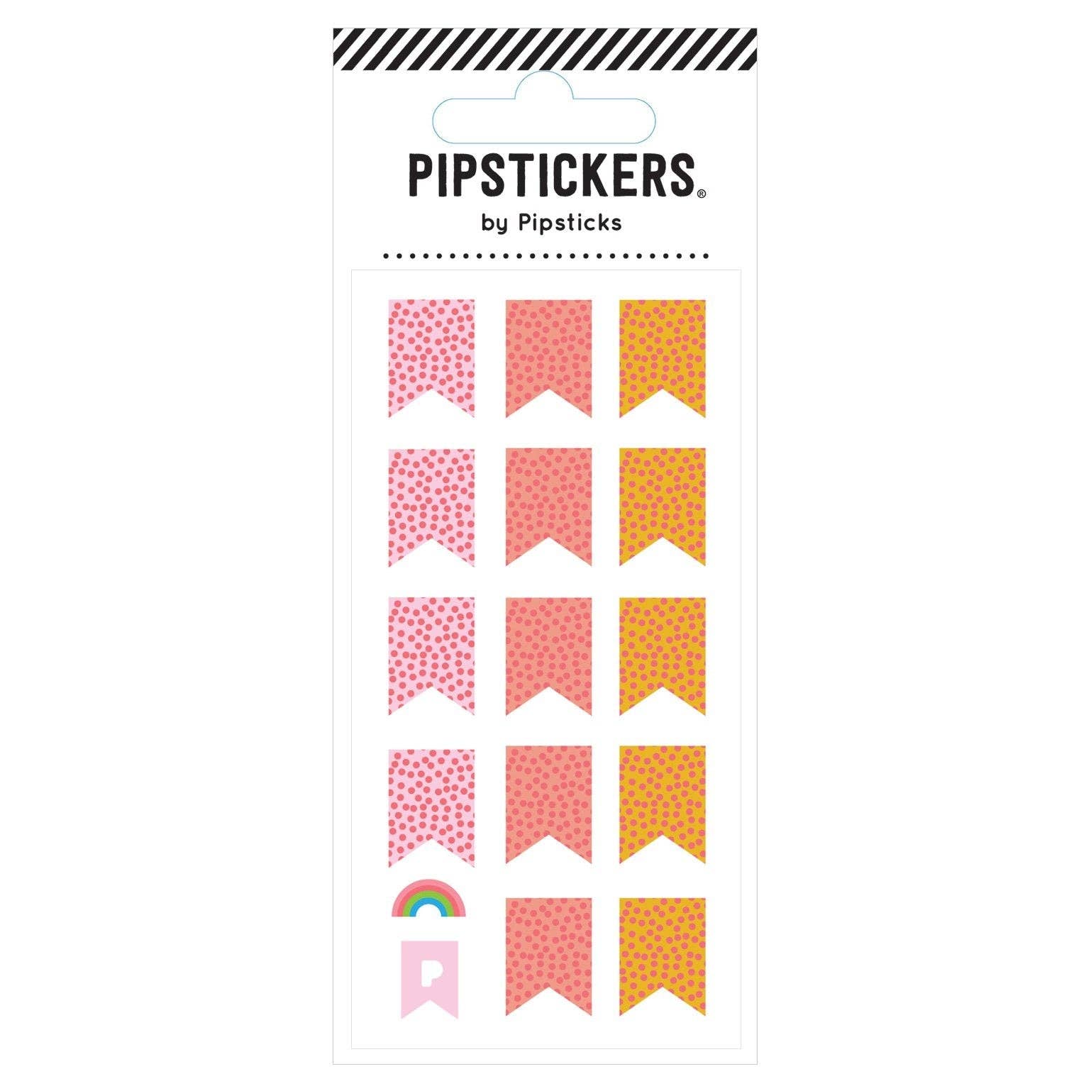 Polka Dot Flag sticker sheet