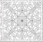 Kaleidoscope Designs Artist's Coloring Book