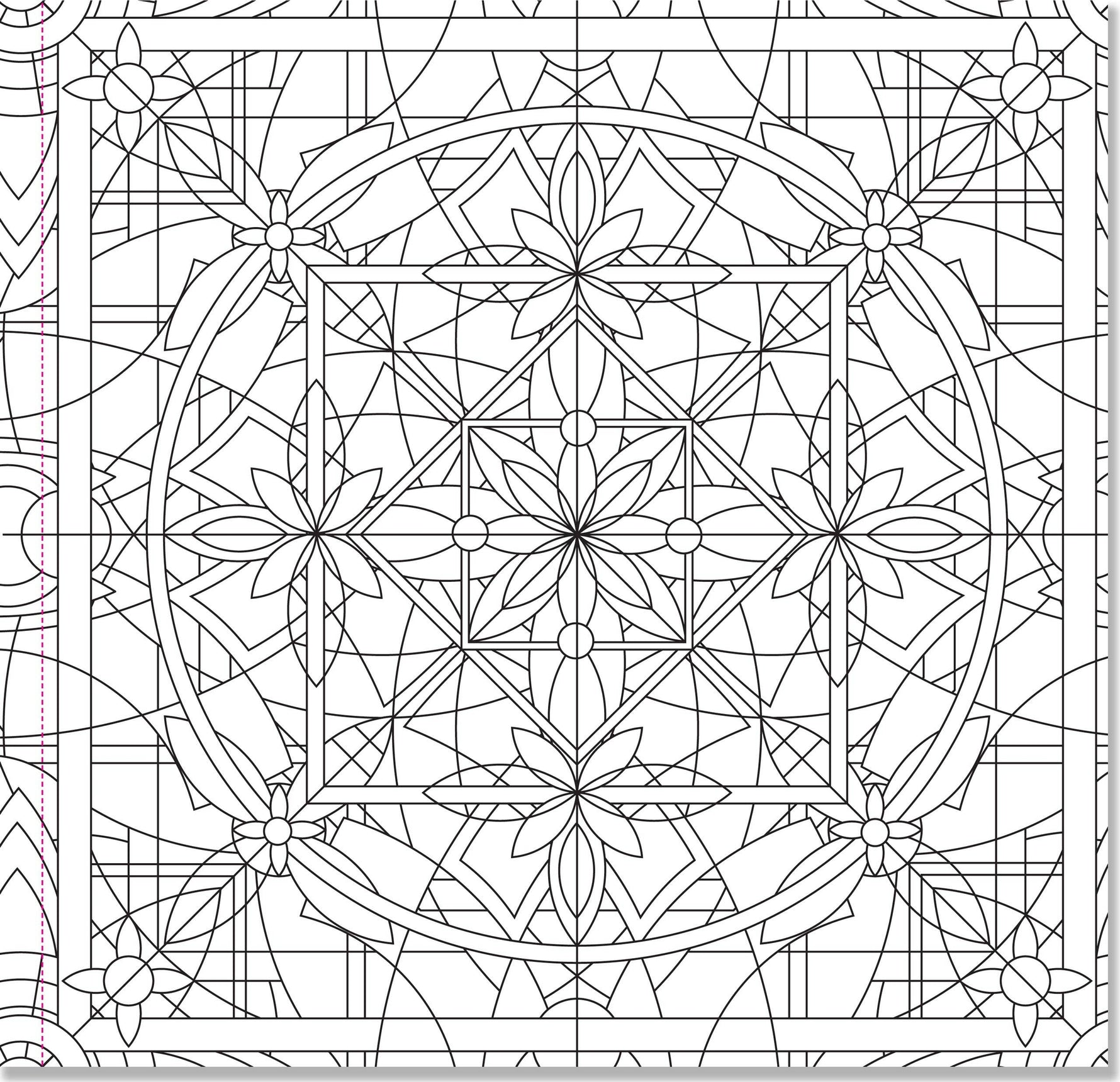 Kaleidoscope Designs Artist's Coloring Book