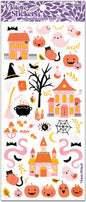 Pink Halloween Themed Stickers