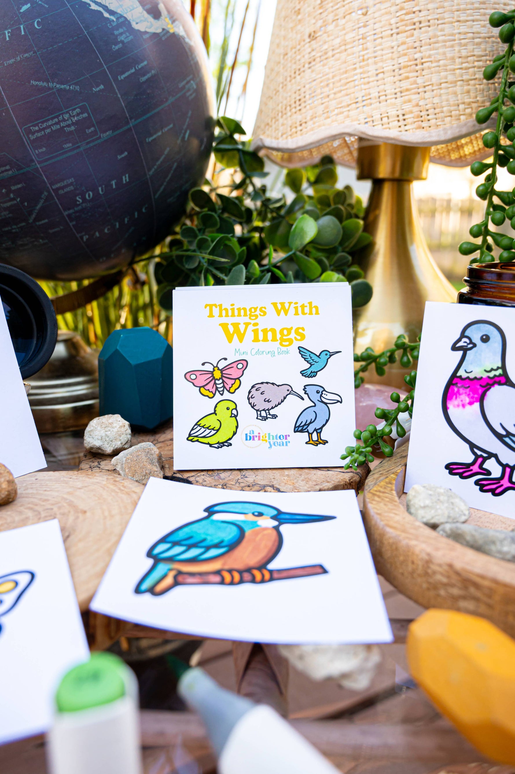 Things With Wings Mini Coloring Book