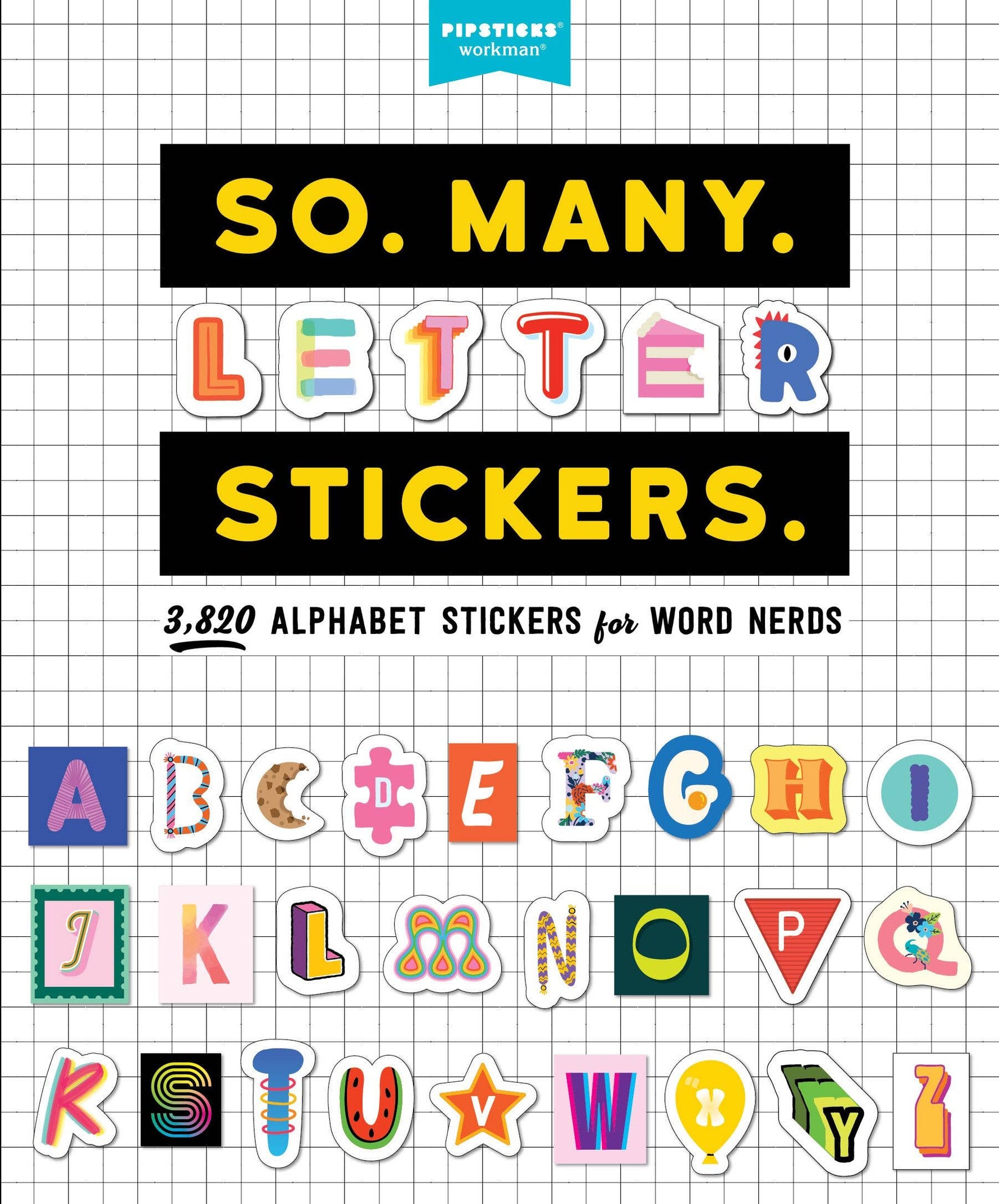 So. Many. Letter Stickers Sticker Book