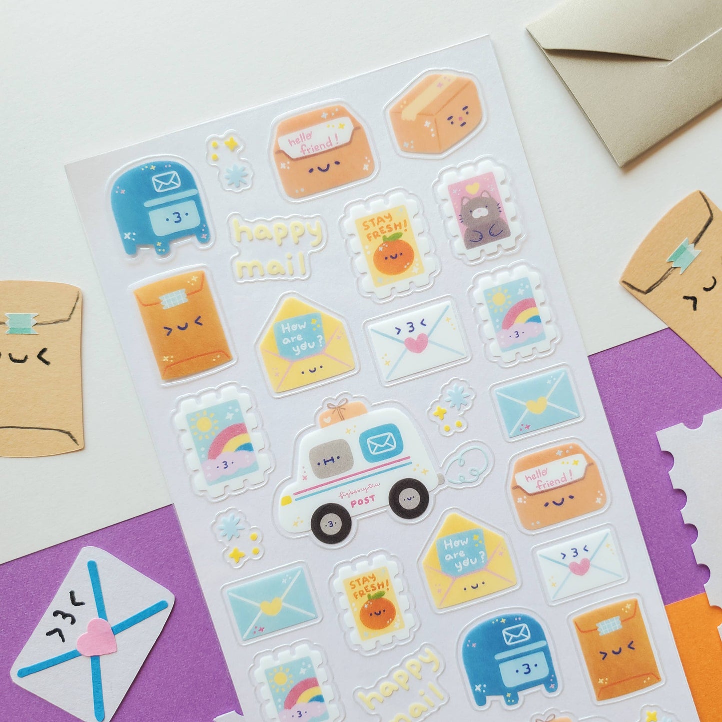 Postmarked with Love Sticker Sheet