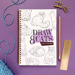 Draw 8 Cats | Drawing Activity Book