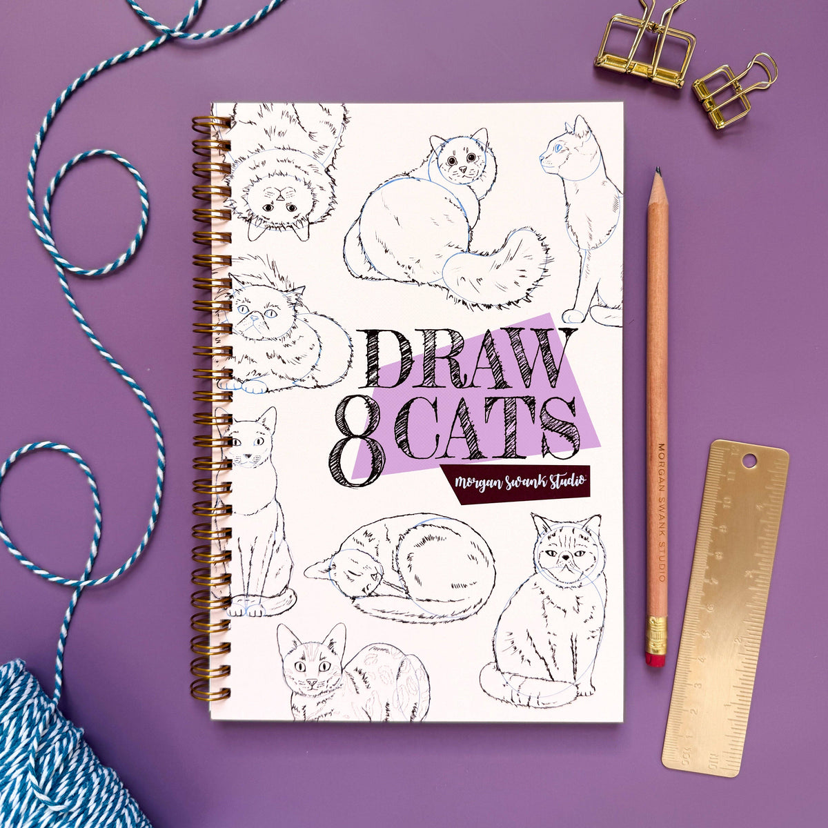 Draw 8 Cats | Drawing Activity Book