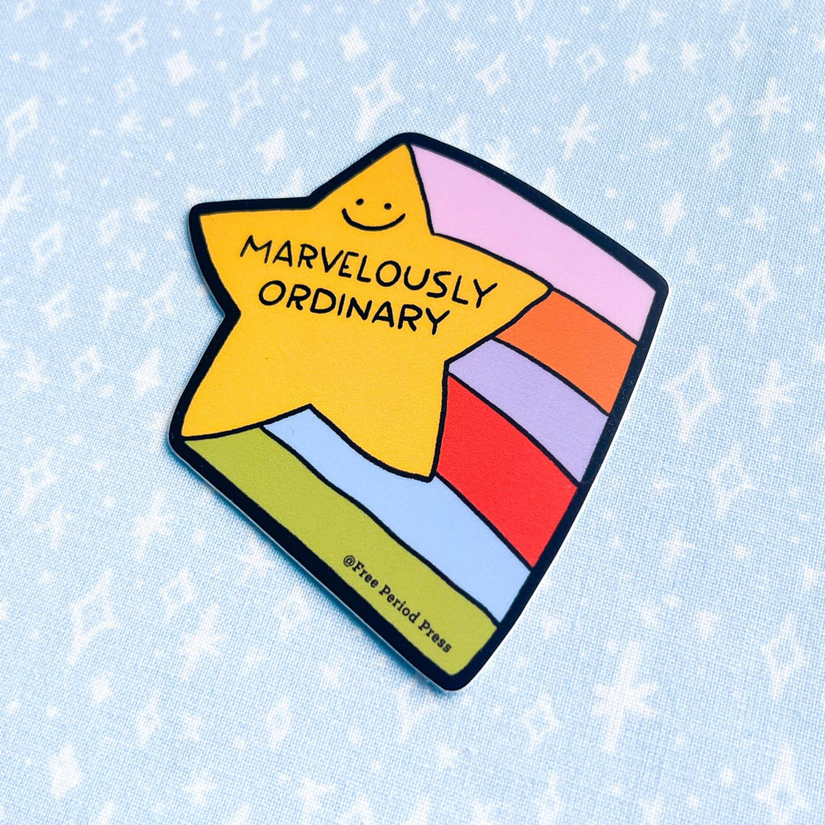 Marvelously Ordinary Shooting Star vinyl sticker