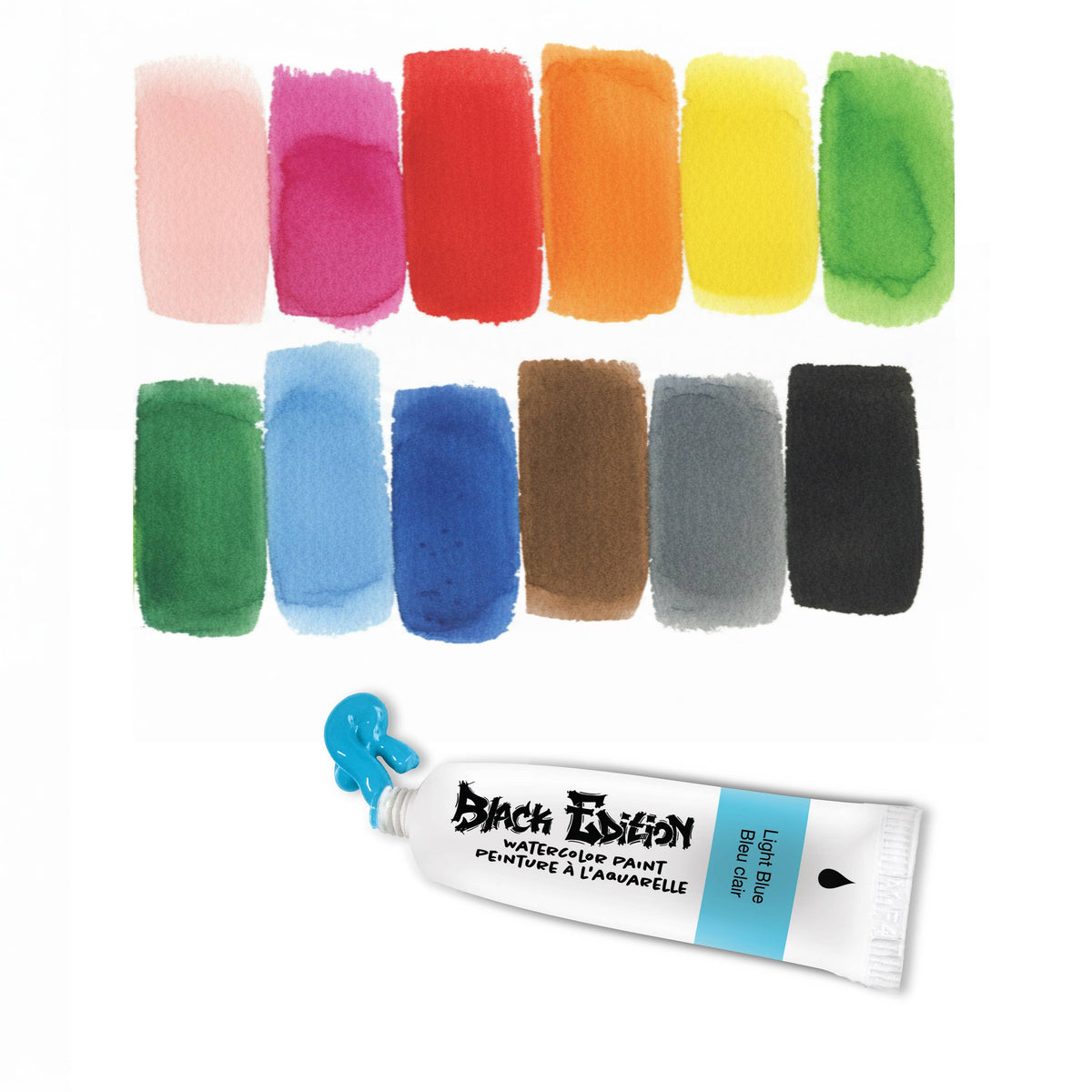 12 Ct Watercolor Liquid Paint Tubes, Primary