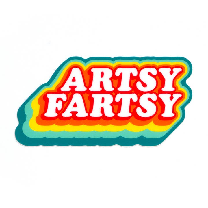 Artsy Fartsy Vinyl Sticker
