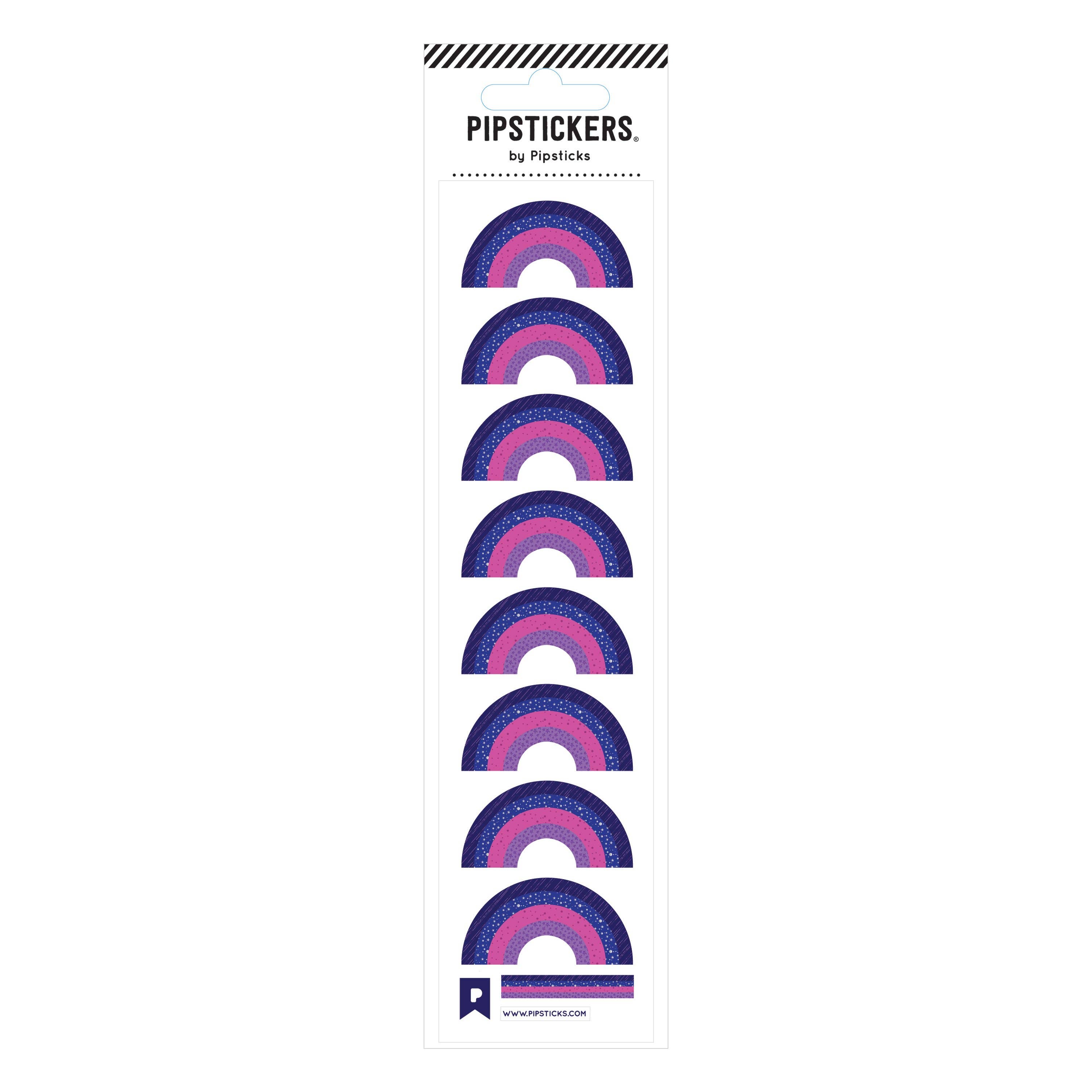 Galaxy Rainbows sticker sheet