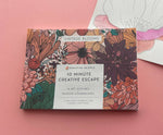 10 Minute Creative Escape Art Book — Vintage Bloom
