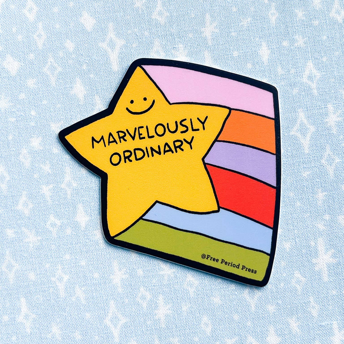 Marvelously Ordinary Shooting Star vinyl sticker