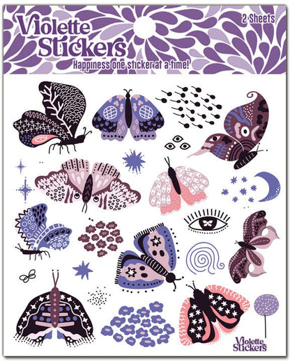 Purple Moths