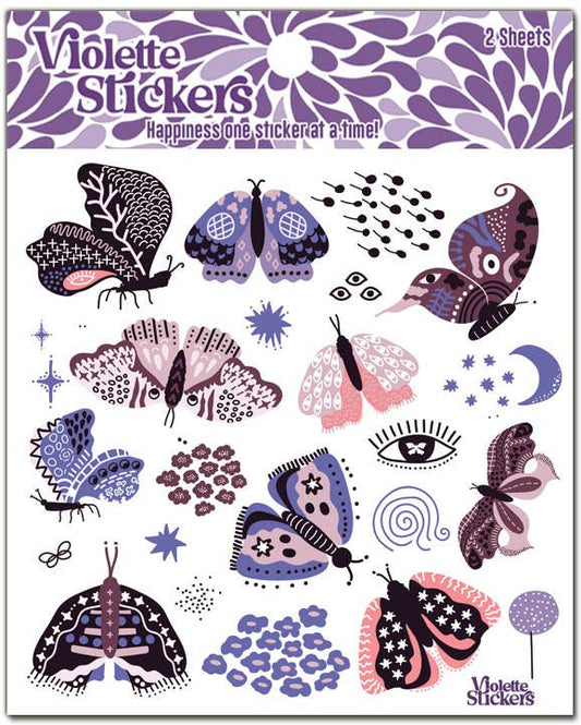 Purple Moths