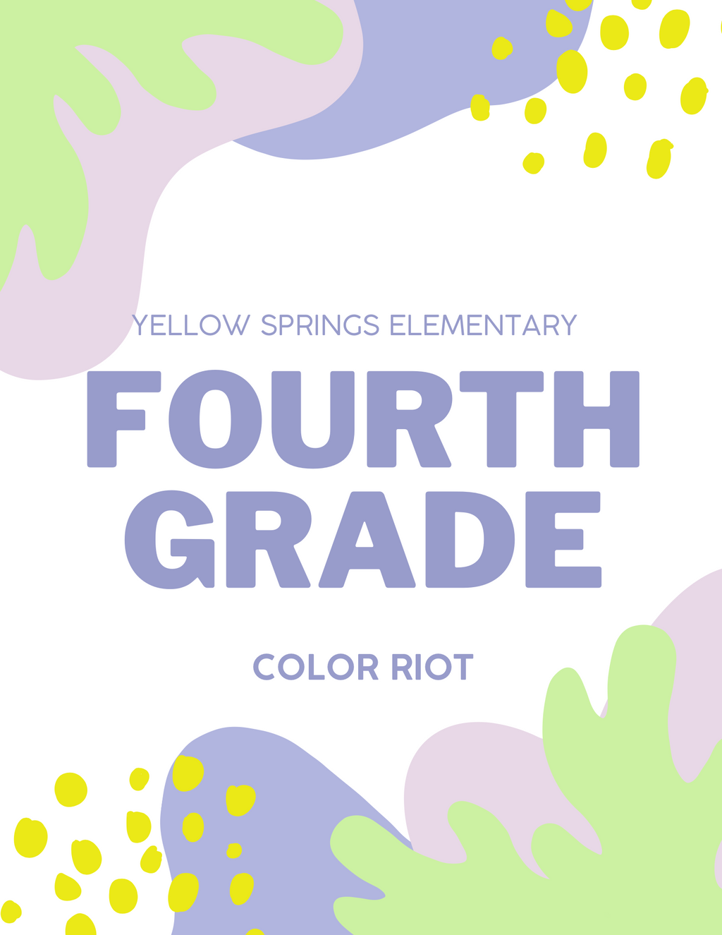 Fourth Grade school supplies- YSES