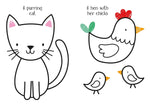 Little Coloring Animals - Usborne