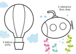 Little Coloring Things that Go- Usborne