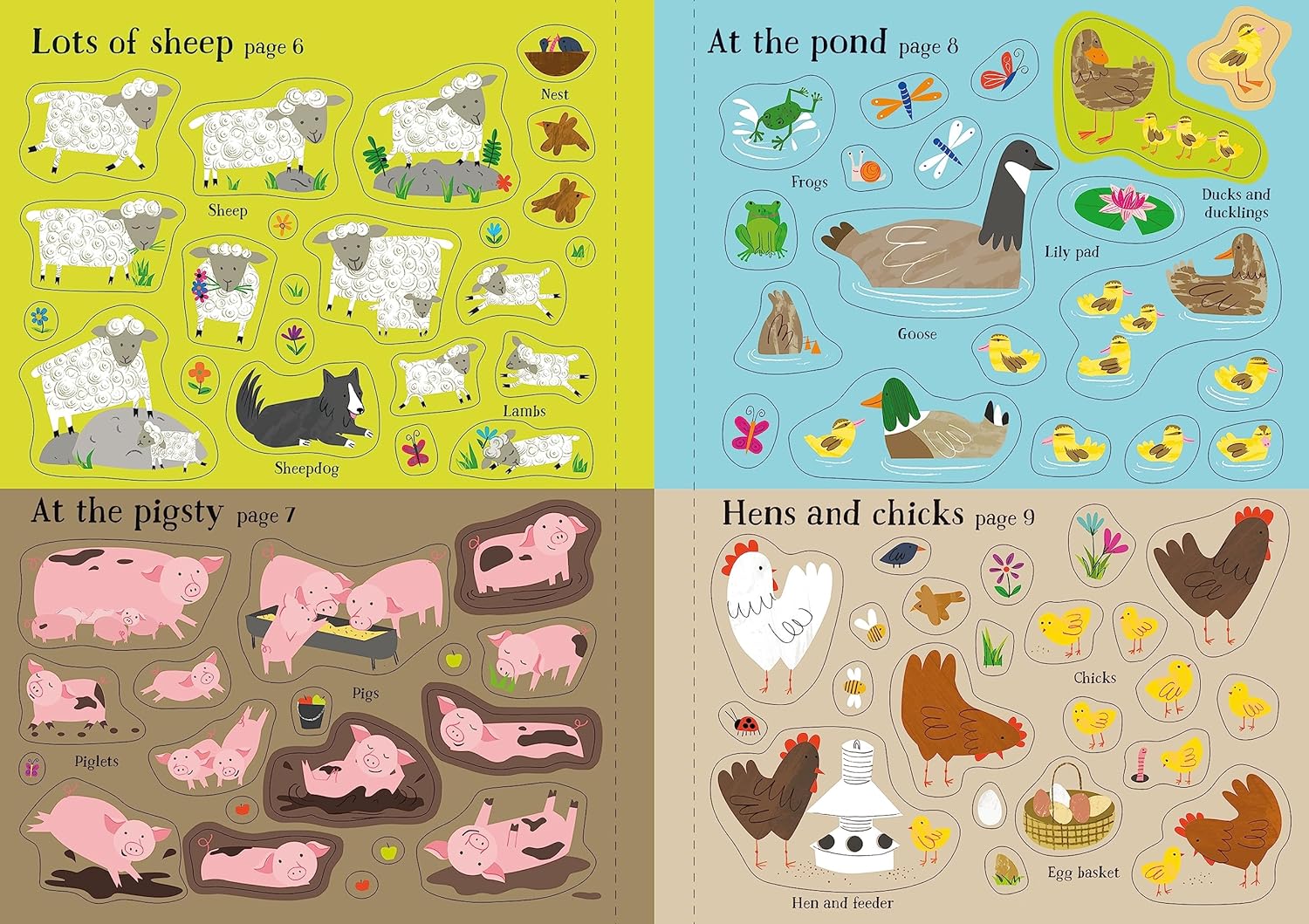 Little First Stickers: Farm