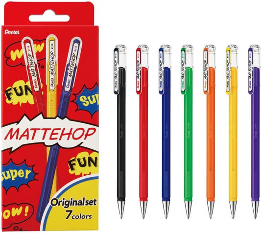 Pentel Mattehop gel pens- original