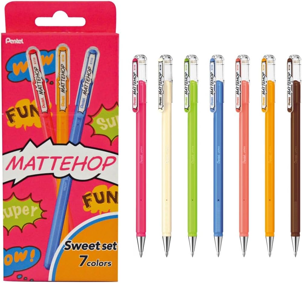Pentel Mattehop Pens- sweet