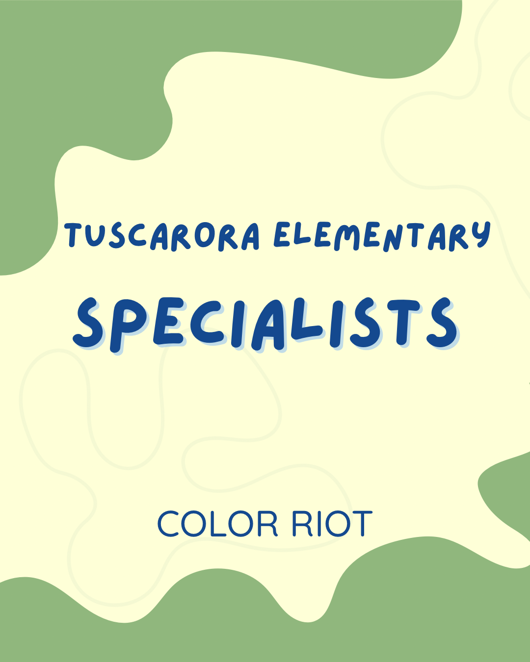 Preorder! Tuscarora Elementary Specials/Special Education/Specialists/Multilingual/Intervention Class Donations