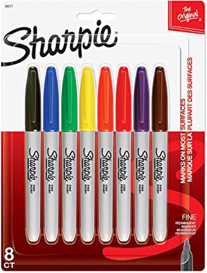 Multicolored 8ct Sharpie
