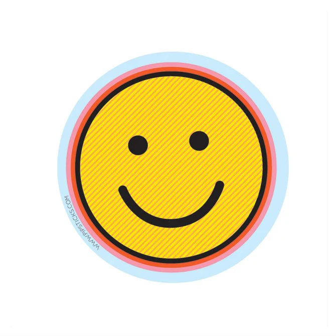Smiley Face Vinyl Sticker