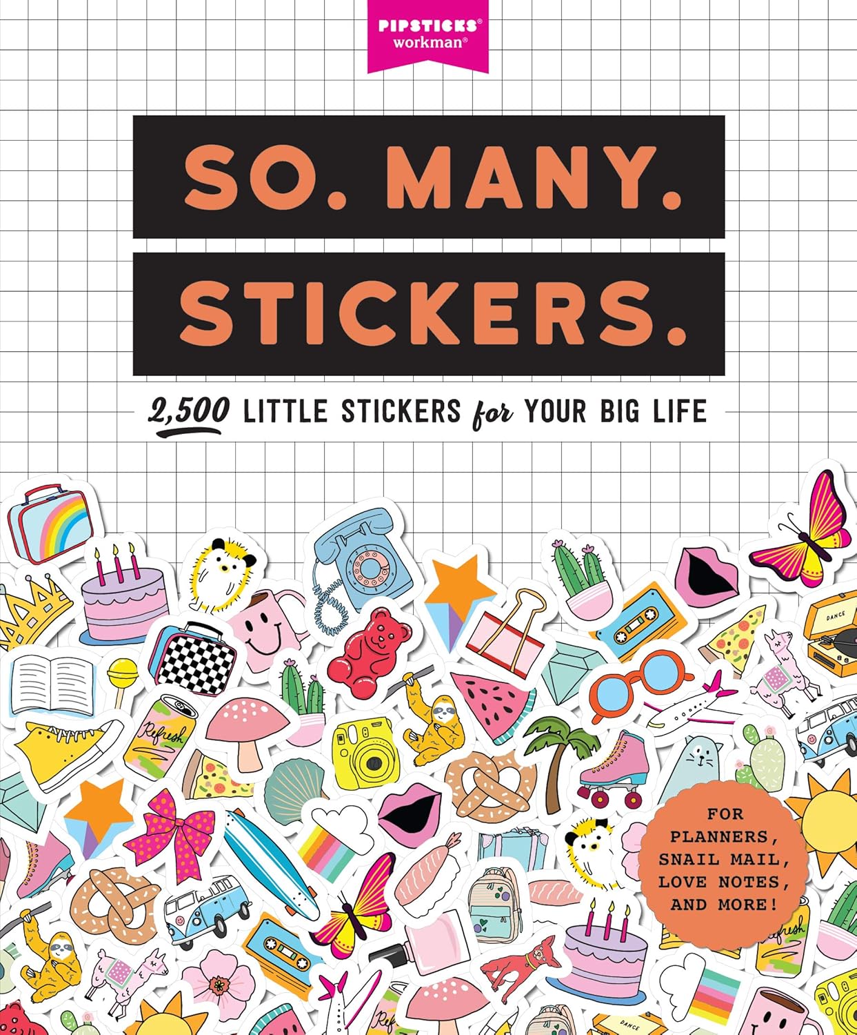 So. Many. Stickers. sticker book by Workman + Pipsticks