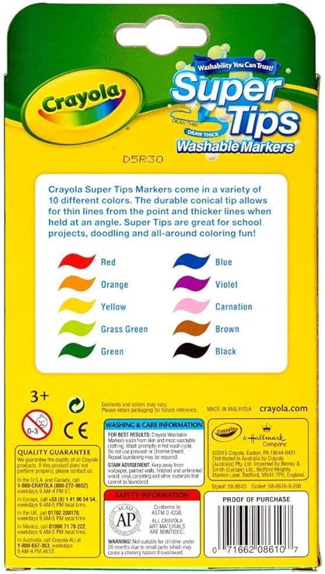 Crayola Super Tips Markers