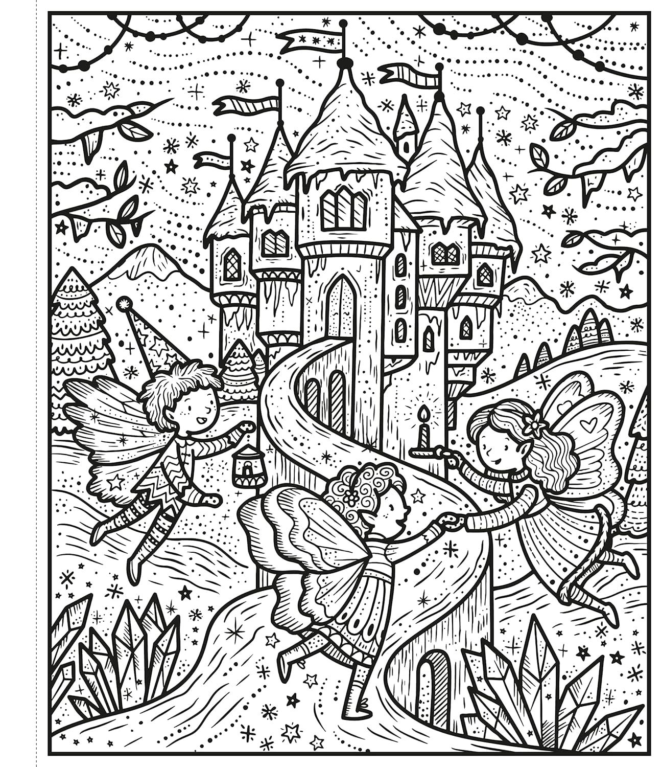 Winter Wonderland Magic Painting Book: No-Mess Activity Book for Kids